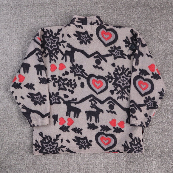 Y2K Women's Victoria Secret Sport Large Multicolor Long Sleeve Fleece Sweatshirt - Picture 2 of 10